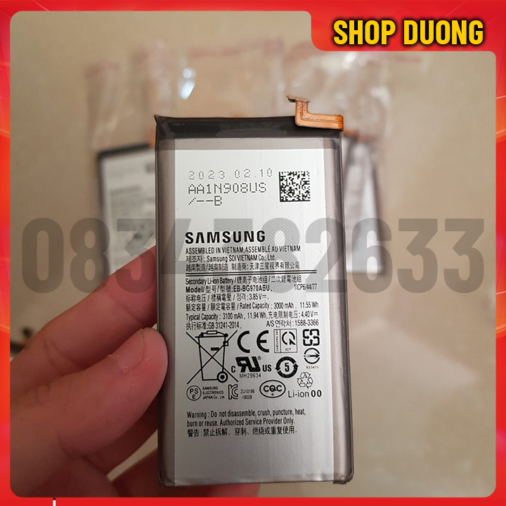 Mã pin eb-bg970abu pin điện thoại samsung s10e hàng linh kiện - shop dương