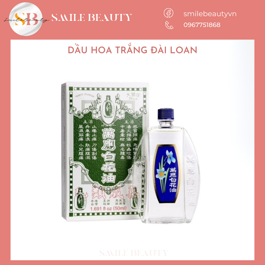 Dầu gió hoa trắng đài loan