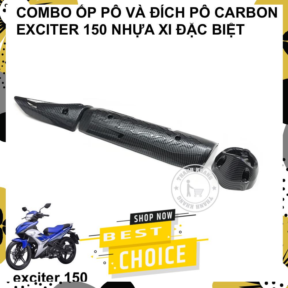 [HCM]Ốp và che bô CARBON EXCITER 150 nhựa xi đặc biệt Thanh Khang 006001342 006001343 (Đen)