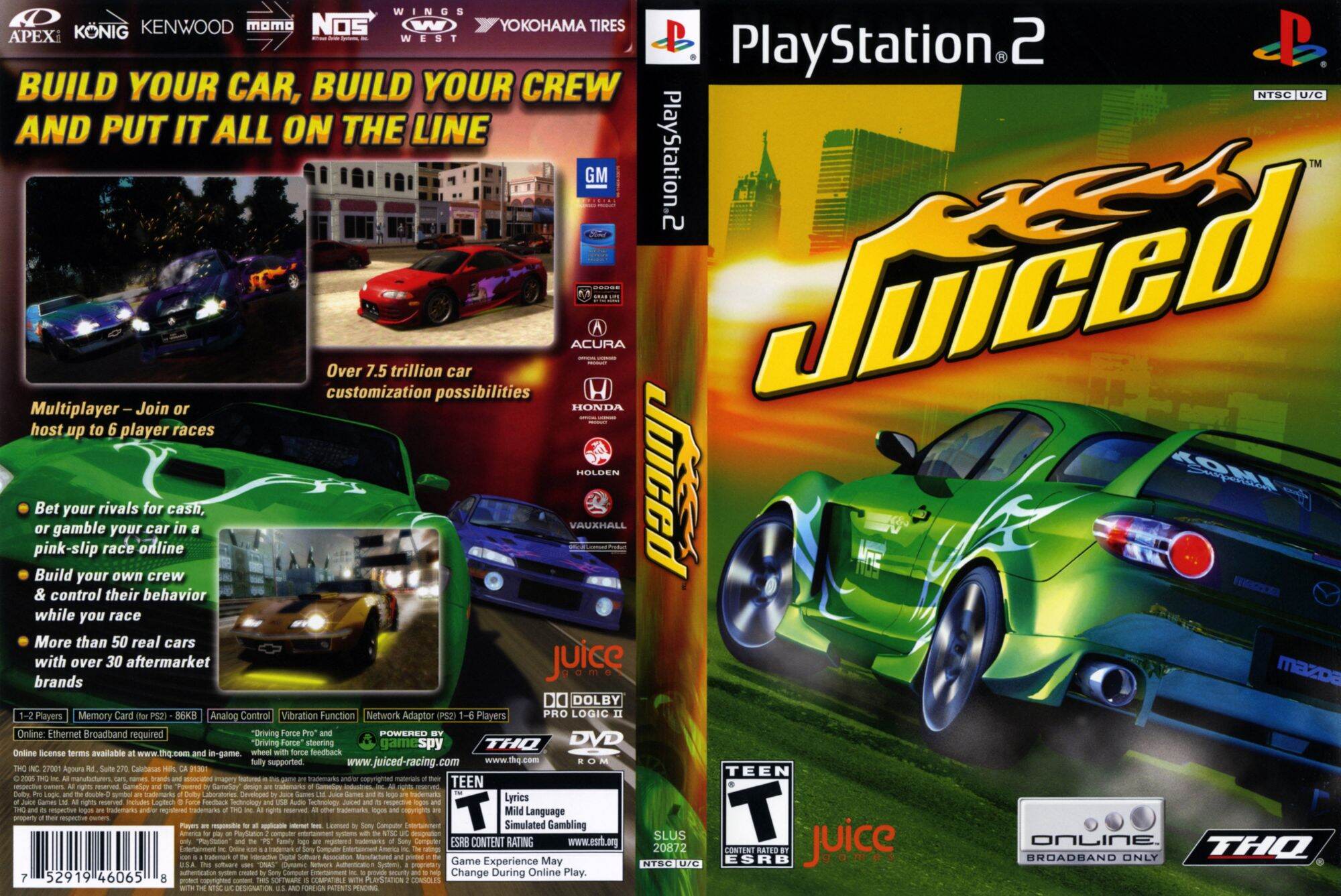Game ps2 đua xe hơi juiced