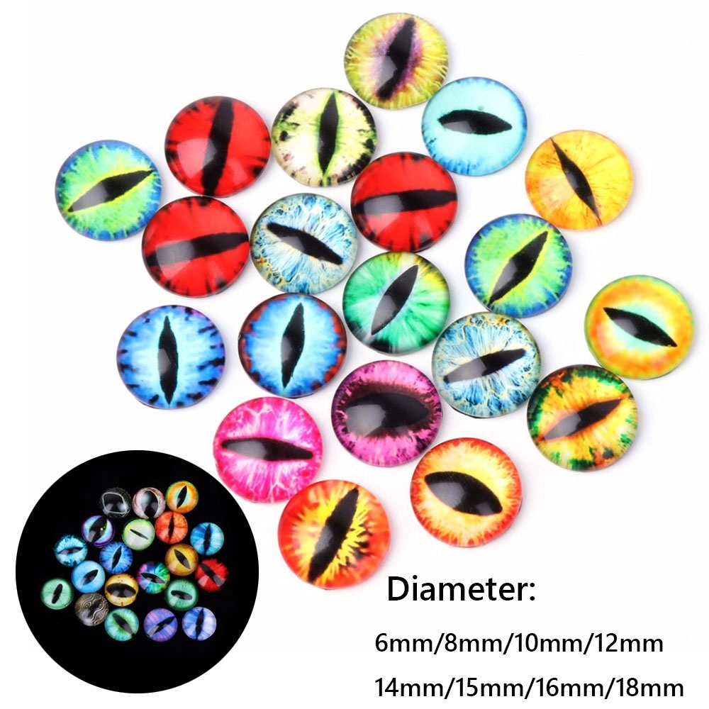✽₪┋ bộ 20 mắt giả gắn búp bê