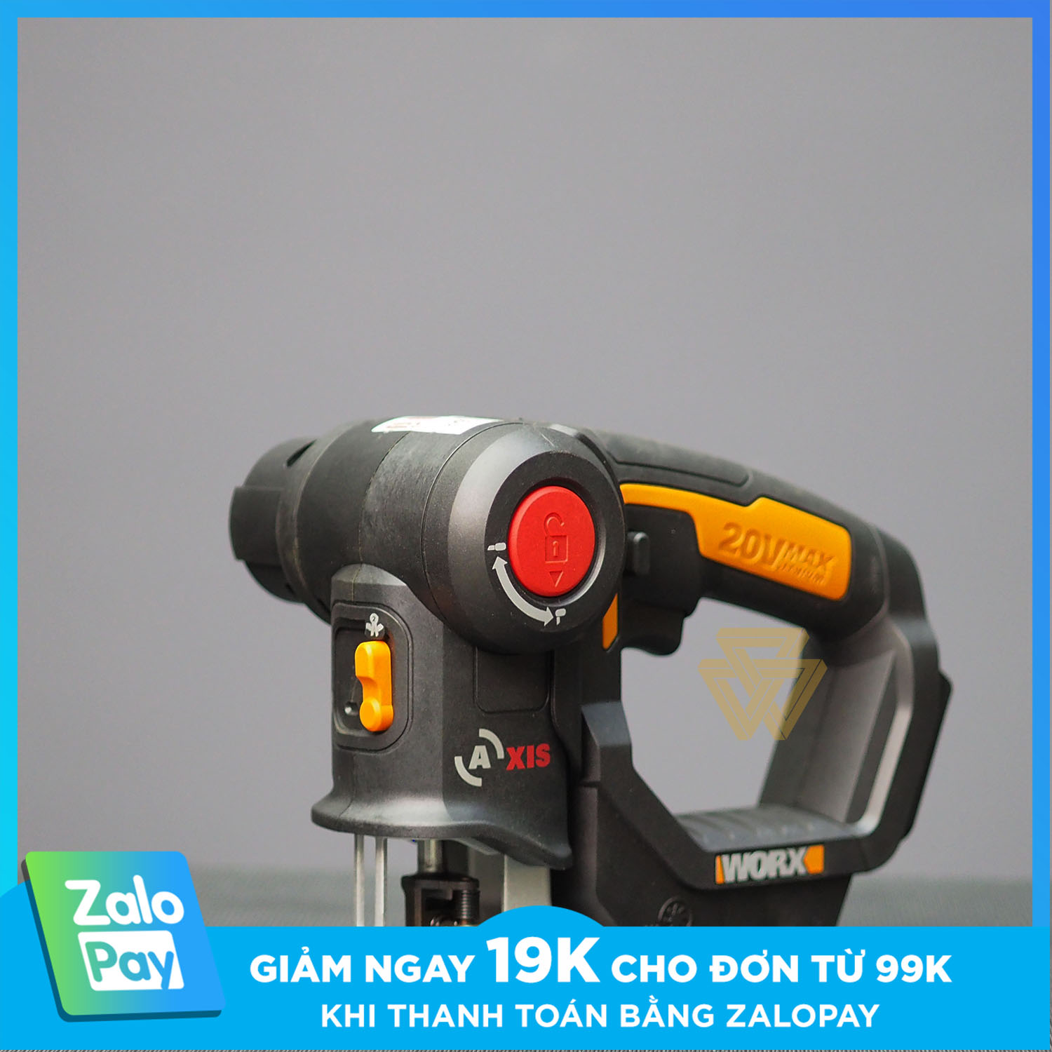 Bộ máy cưa lọng cầm tay pin 20v worx orange wx550