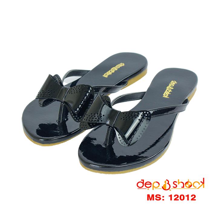 Dép Nữ xỏ ngón kẹp nơ size ngoại cỡ từ size 33 đến size 43