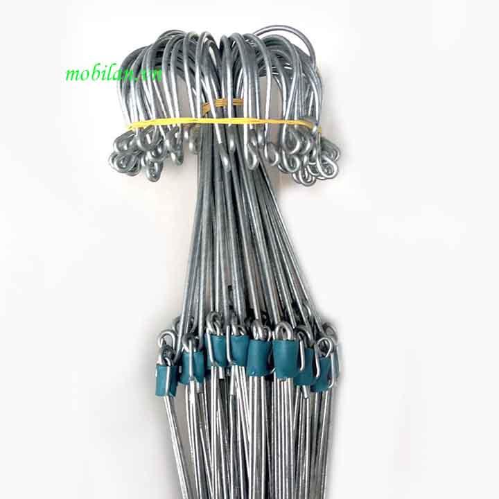Móc kẽm treo lan dài 60cm