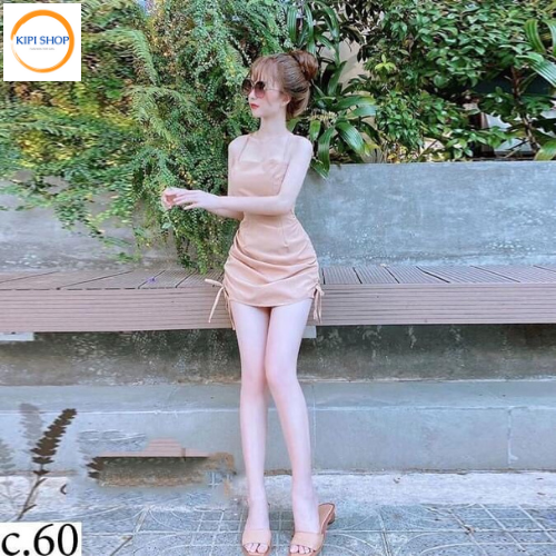 Đầm rút dây xinh đẹp quyến rũ phong cách hiện đại