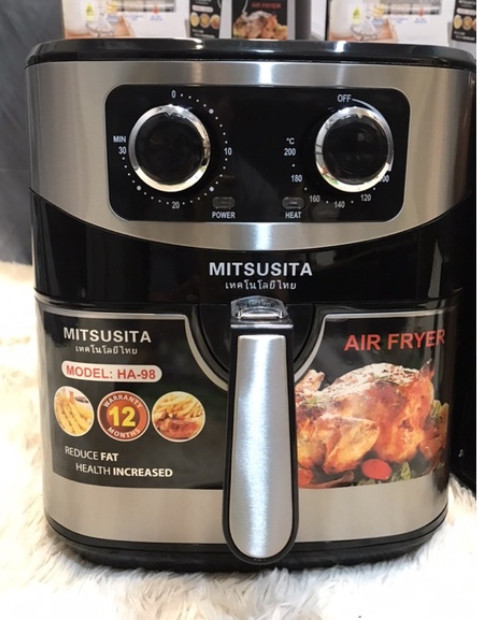 Nồi chiên không dầu mitsusita thái lan 9,3l 1800w