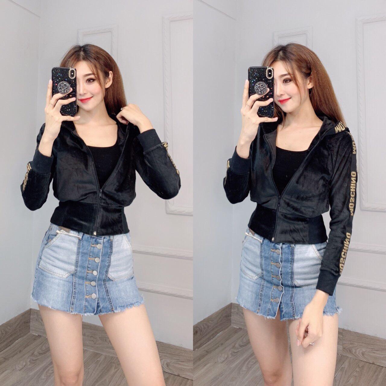 AÓ KHOÁC NHUNG LỬNG MS PHONG CÁCH X79 CỰC HOT (HÌNH CHỤP THẬT )