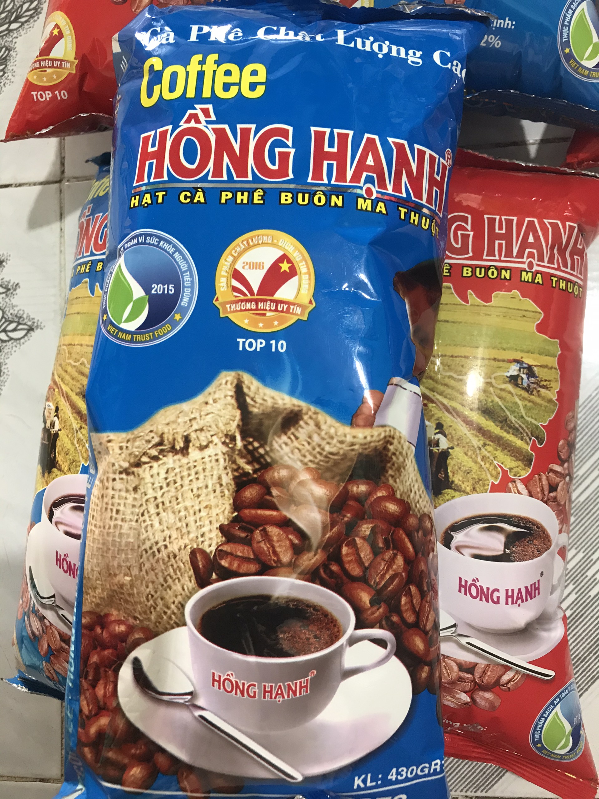 Cà phê Hồng Hạnh thượng hạng gói 430gam