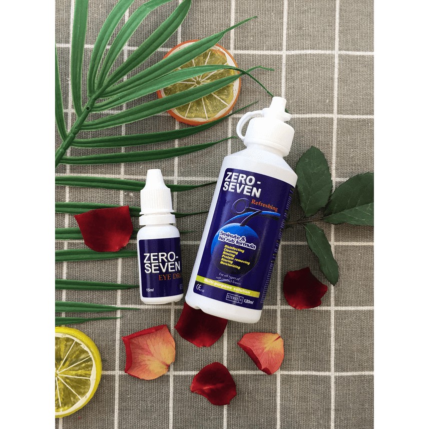Dung dịch ngâm lens zero seven - 120ml