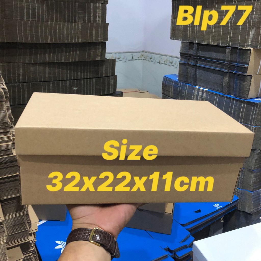 Hộp giày, box giày size 32x22x11cm bộ 20 hộp carton