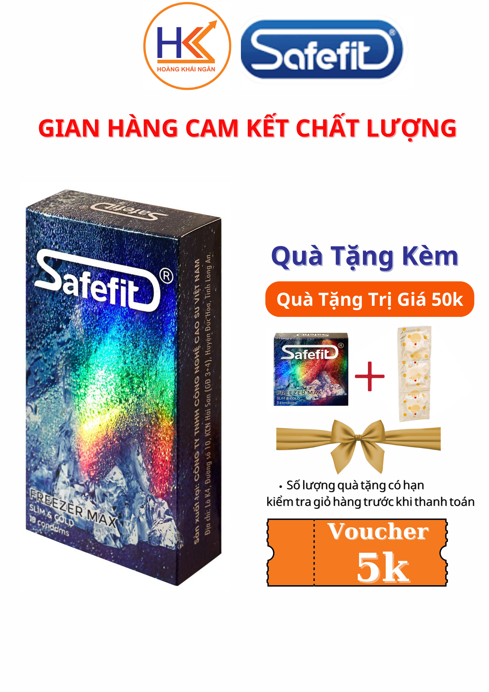 Bộ lớn tặng nhỏ Safe fit frezzee max lạnh (15 cái)