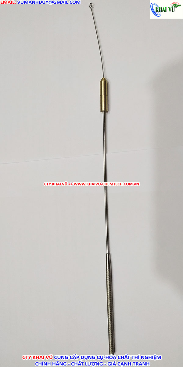 [HCM]Cán que cấy vi sinh hợp kim chịu nhiệt tặng kèm đầu que cấy vòng inox