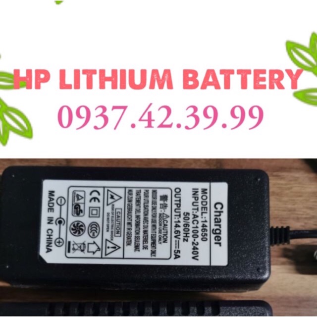 Sạc lifepo 4s 14.6v 5a có quạt