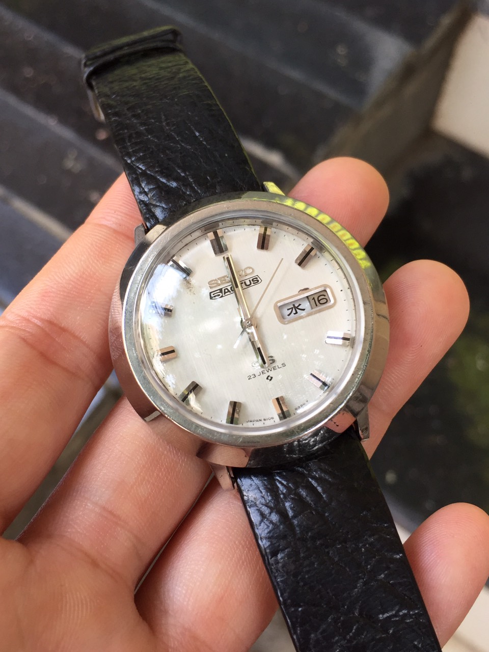 Seiko 5actus ss on sale 23jewels