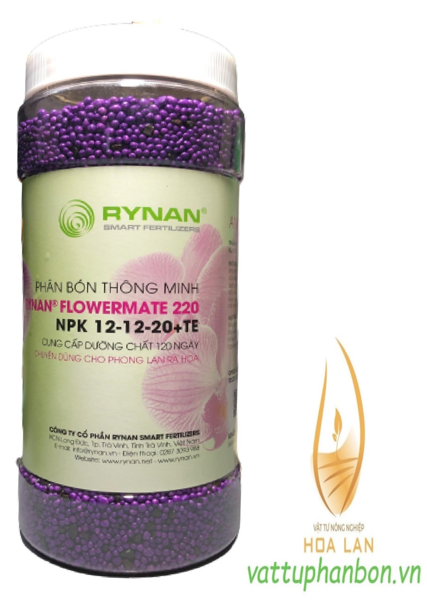Phân bón thông minh rynan flowermate 220 npk 12-12-20+te - #504a# 1.36kg