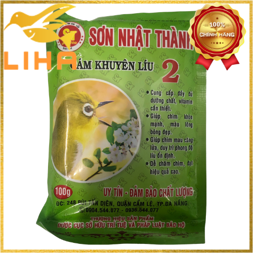 Cám Vành Khuyên Sơn Nhật Thành (Số 2) 100gr - Giúp Chim Căng Lửa, Thi Đấu