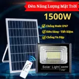 BẢO HÀNH 2 NĂM , DÂY 5M - Đèn năng lượng mặt trời ngoài sân và trong nhà 1500W siêu sáng 15000mAh,Đèn pha Led năng lượng mặt trời pha 500W Solar Chip Led Siêu Sáng chống nước