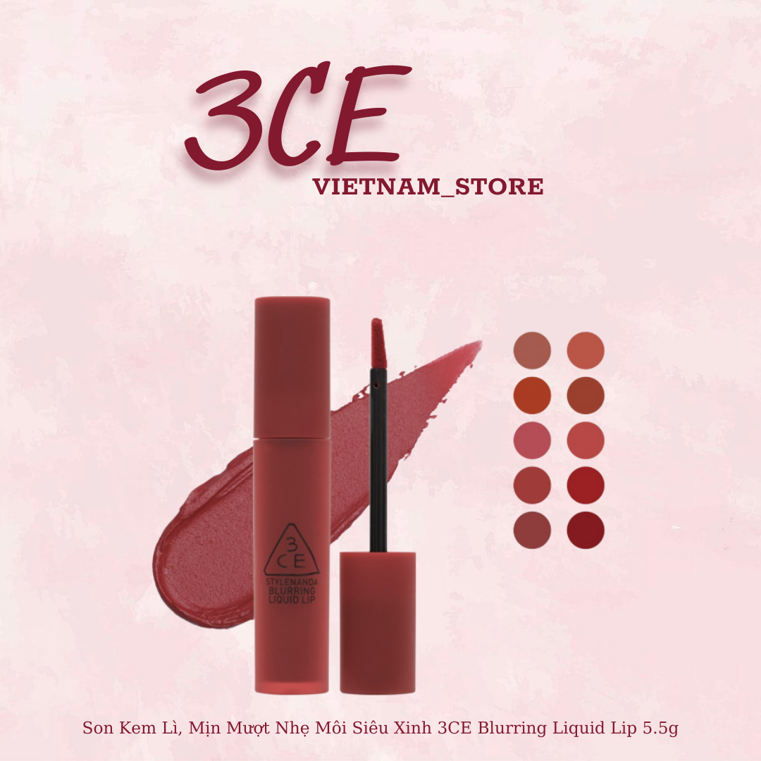 Son kem 3ce blurring liquid lip 5.5g