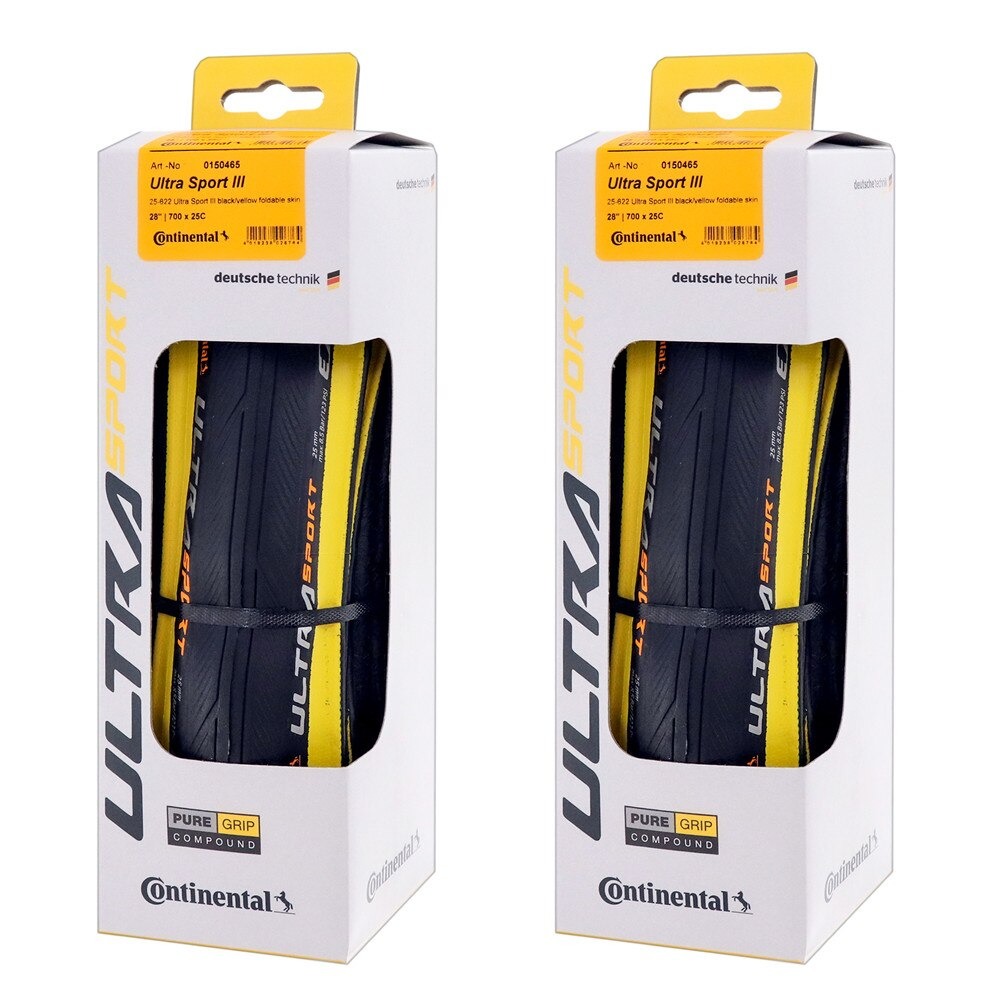 Lốp xe đạp continental ultra sport 3 700x25c viền vàng dành cho xe road