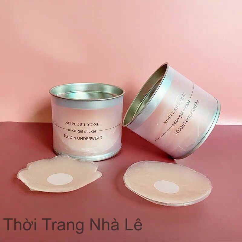 [HCM]Set 5 cặp dán ti silicon tiện dụng hộp trắng sang trọng