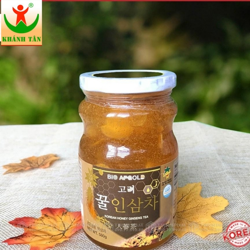 Nhân Sâm Mật Ong Bio Apgold 580g - Trà Sâm Mật Ong 580g 🔥 khanhtankorea 🔥 Bồi Bổ Sức Khỏe