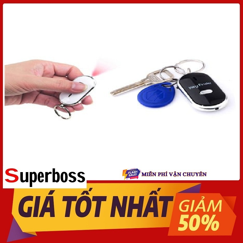 {SẢN PHẨM THÔNG MINH} Móc khóa đa năng Key Finder - Tìm chìa khóa nhà, đồ hay quên - Tìm Chìa Khóa Dễ Dàng Với Móc Khóa Huýt Sáo - Móc khóa thông minh -Móc khóa huýt sáo tìm chìa khóa Superboss