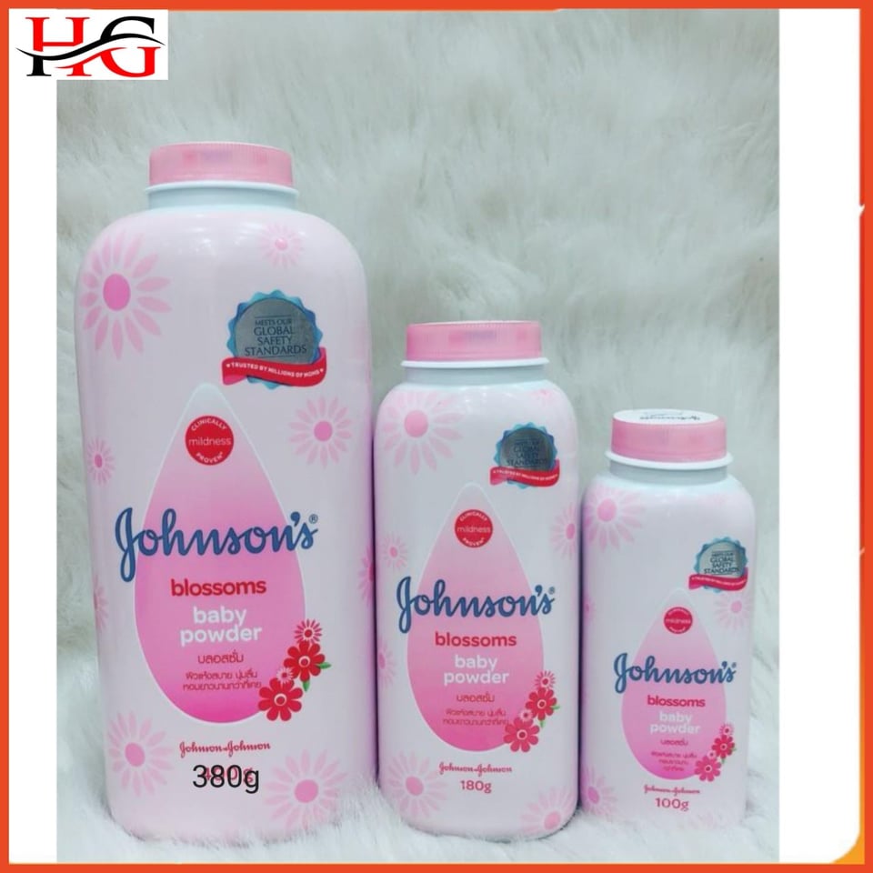 Phấn thơm em bé johnsons baby powder 100g,180g,380g