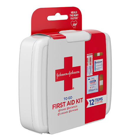 Hộp sơ cứu johnson & johnson to go 12 món