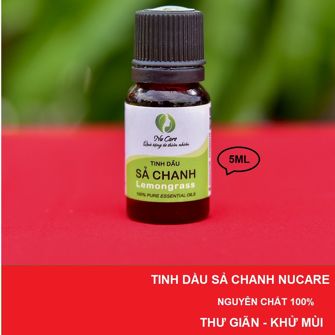 Tinh Dầu Sả Chanh nguyên chất Nu Care đuổi muỗi, khử mùi