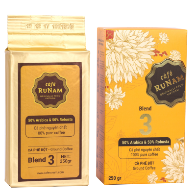 Cà phê runam coffee số 3 bột loại 250gr