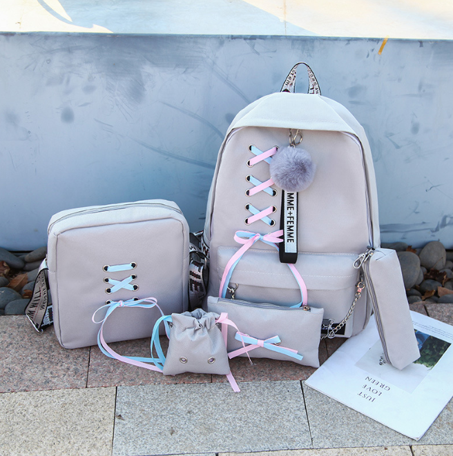 SET 4 MÓN BALO NỮ HỌC SINH TẶNG KÈM TÚI TOTE VÀ BÓP VÍ