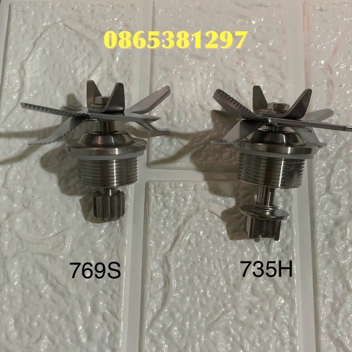 Bộ Lưỡi dao kèm gioăng của Máy làm sữa hạt Ranbem 735H 735i 769S khắc phục lỗi chẩy nước, kêu to bất thường.bbh