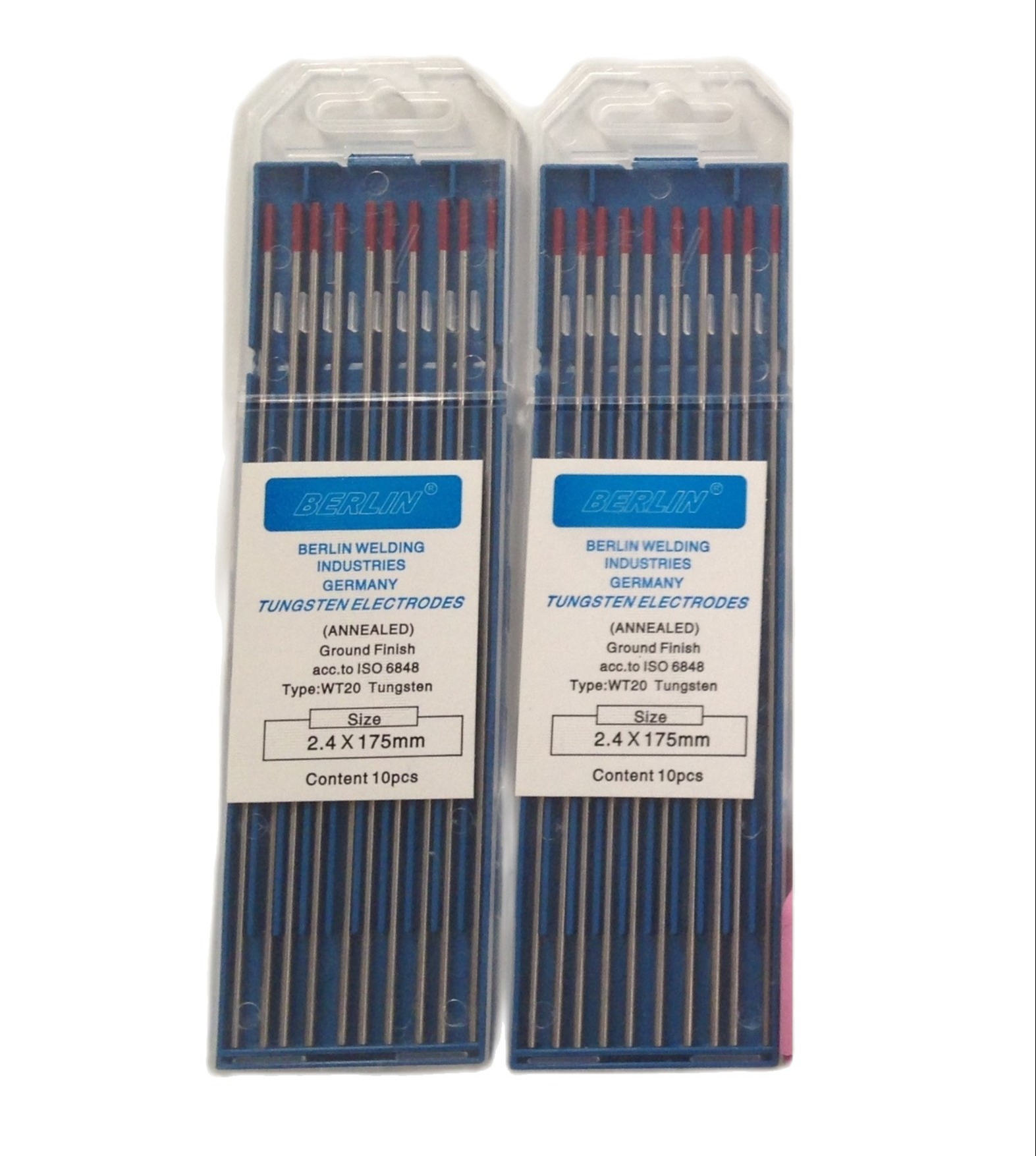 [HCM]Hộp 10 kim hàn 1.6/ 2.4/ 3.2 x 175mm dùng cho hàn sắt/ inox (tungsten electrode) 