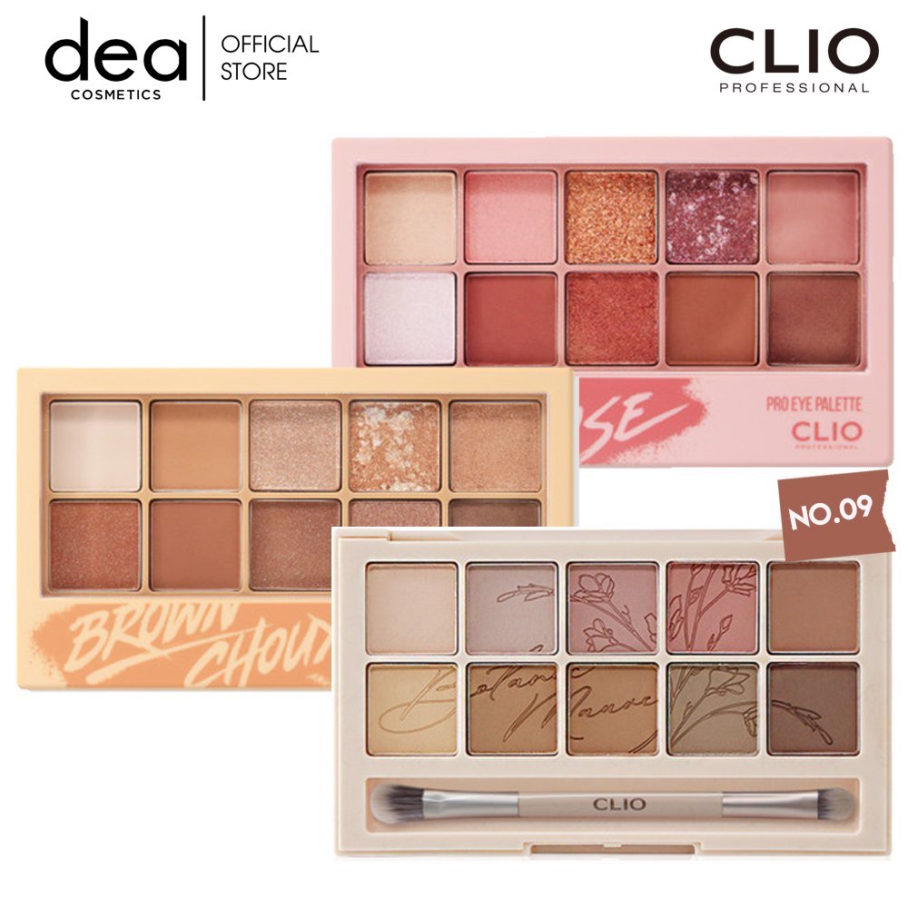 Phấn mắt Clio Pro Eye Palette-Bảng màu hot