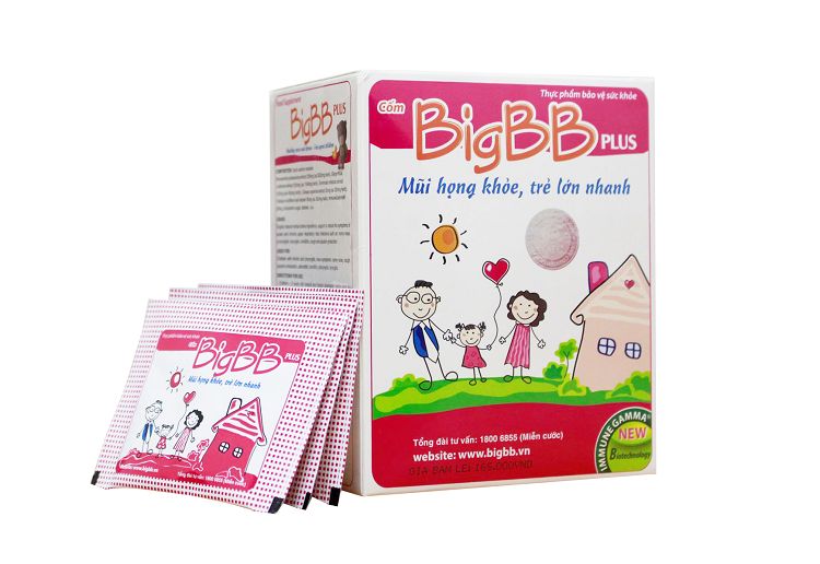BigBB Plus - Mũi họng khỏe, mẹ an tâm , Bổ sung các hoạt chất từ thảo mộc tự nhiên, giảm các triệu chứng vim đường hô hấp trên cấp và mạn tính.