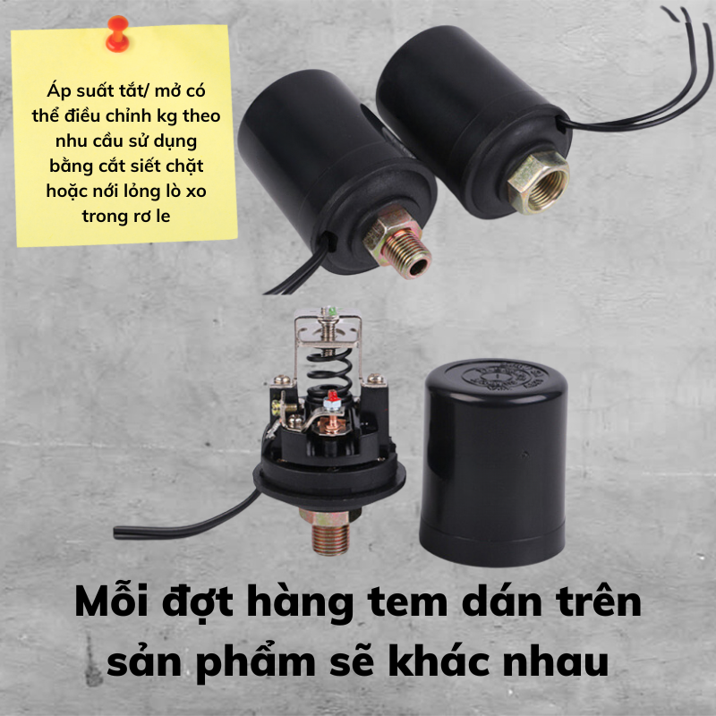 Rơ le công tắc áp suất máy bơm nước tự động