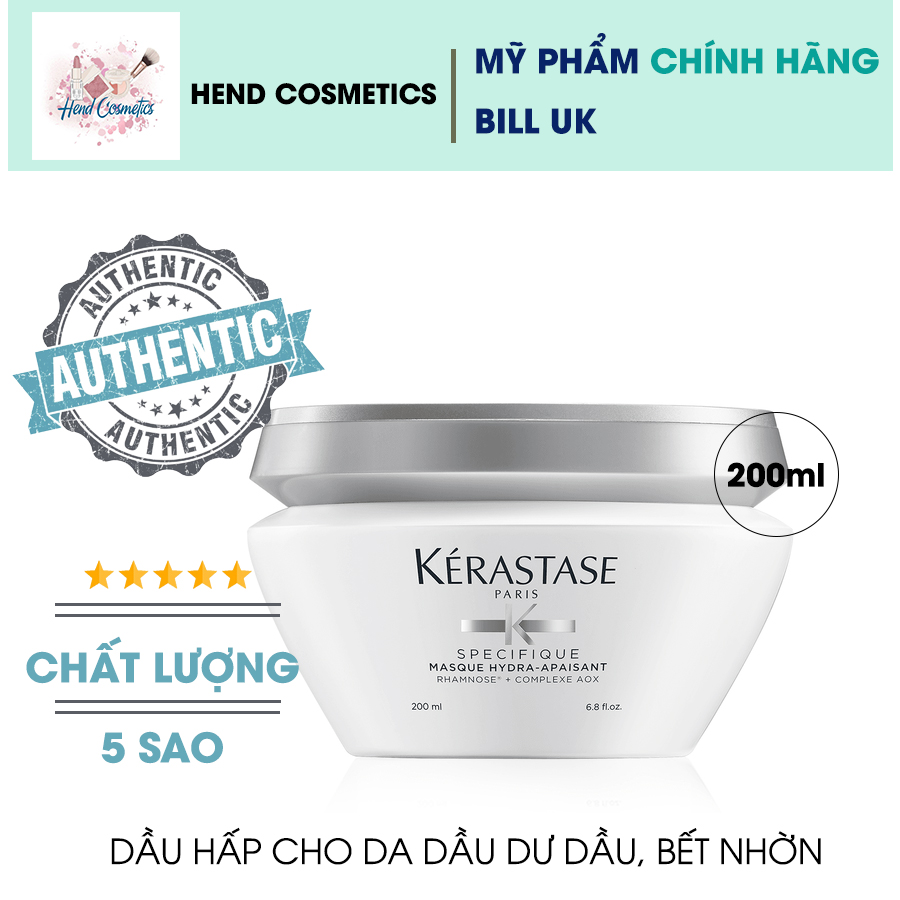 Dầu Hấp Cho Da Đầu Dầu Kerastase Masque Hydra-Apaisant 200ml