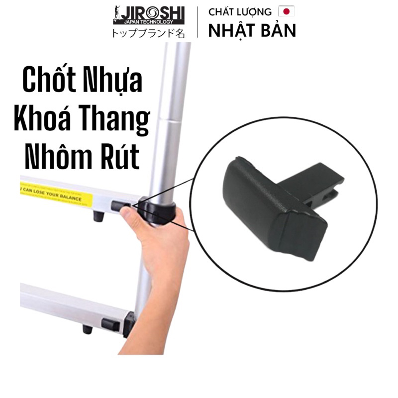 Chốt khóa thang nhôm rút - Nút Khóa Thang Nhôm Rút- phụ kiện thang nhôm rút - lock button plastic aluminum ladder