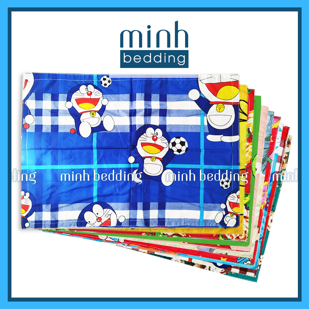 Áo gối cotton poly 40x60cm Minh Bedding không khóa mỏng mát