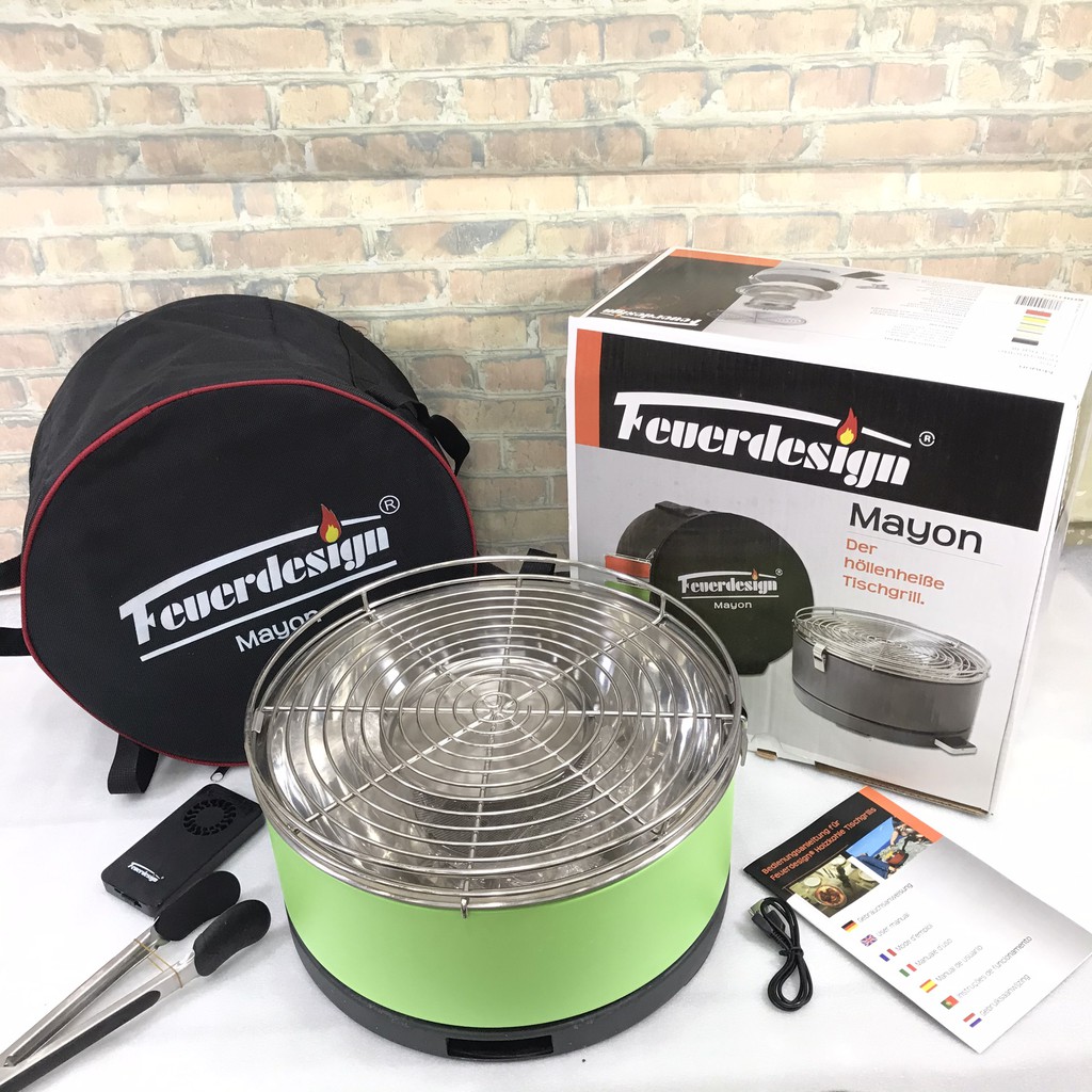 Bếp nướng than hoa không khói feuerdesign mayon đức