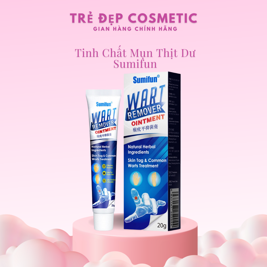 Kem thảo dược thiên nhiên đánh bay mụn cóc, mụn thịt, chiết xuất thảo dược giúp hết mụn cóc, mụn thịt