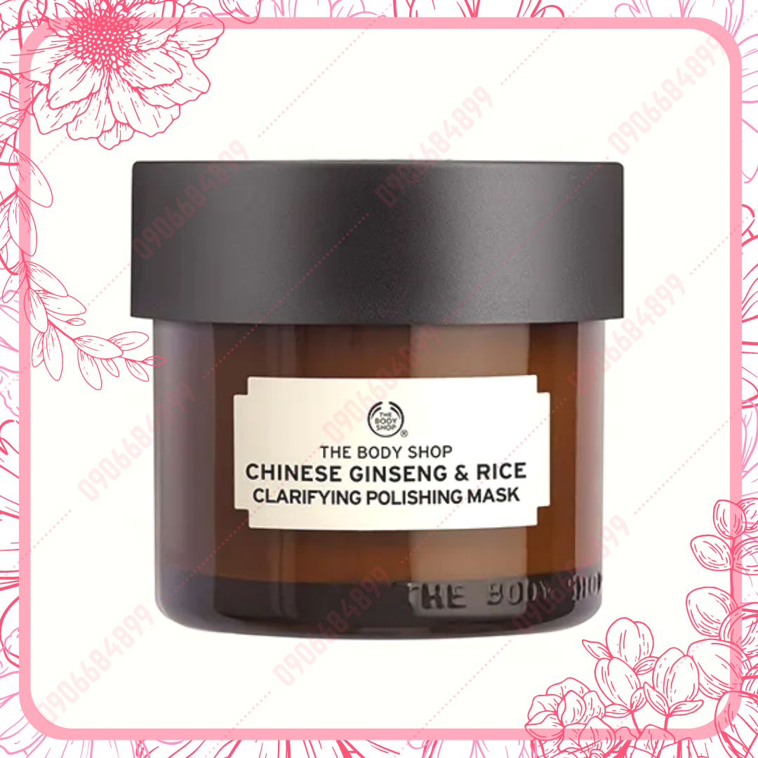 Mặt nạ sáng da The Body Shop Chinese Ginseng & Rice Clarifying Polishing Mask 75ML