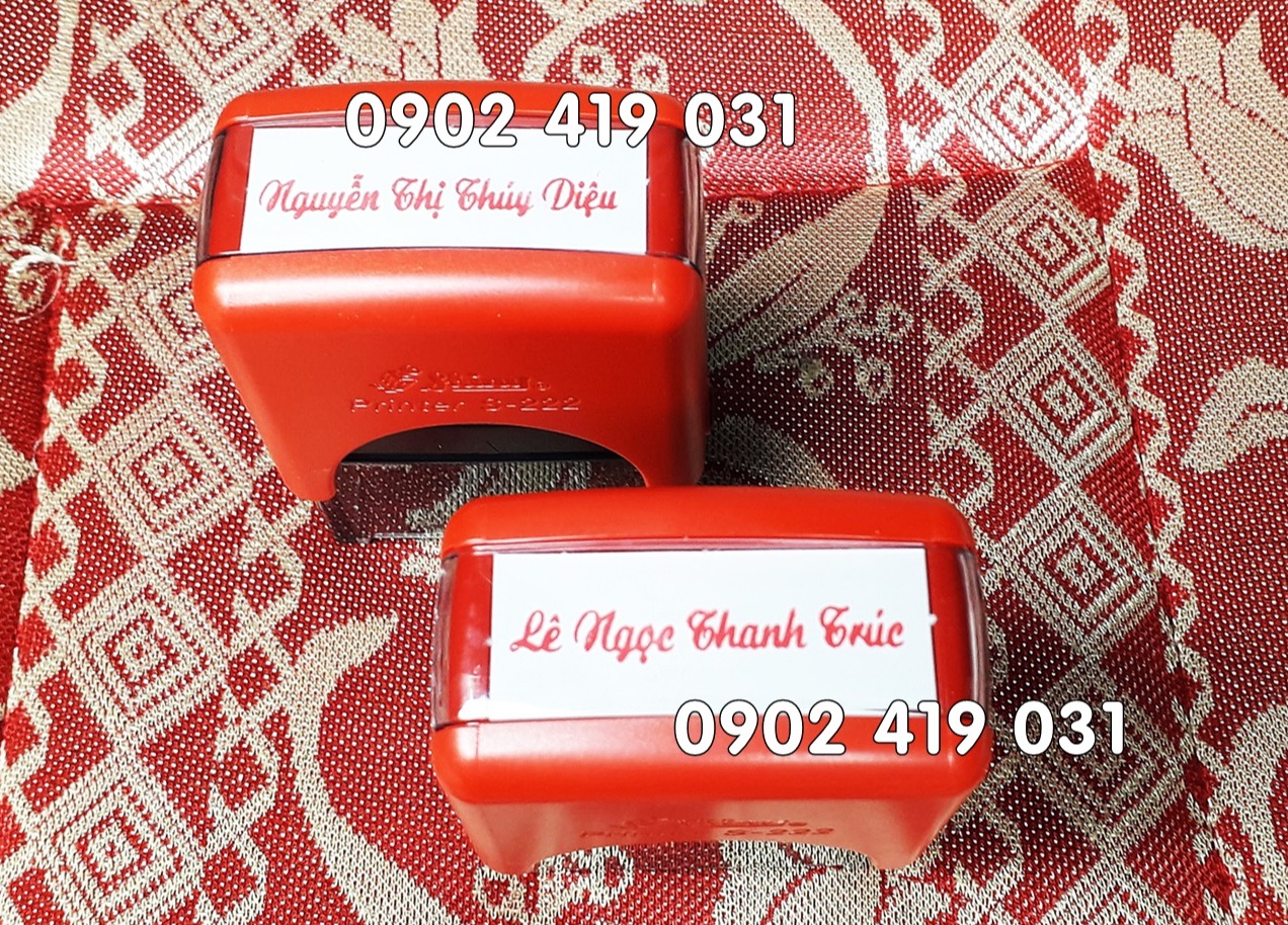 Khắc Dấu Tên hoặc Nội Dung - Shiny Printer S-222 / 38*14mm