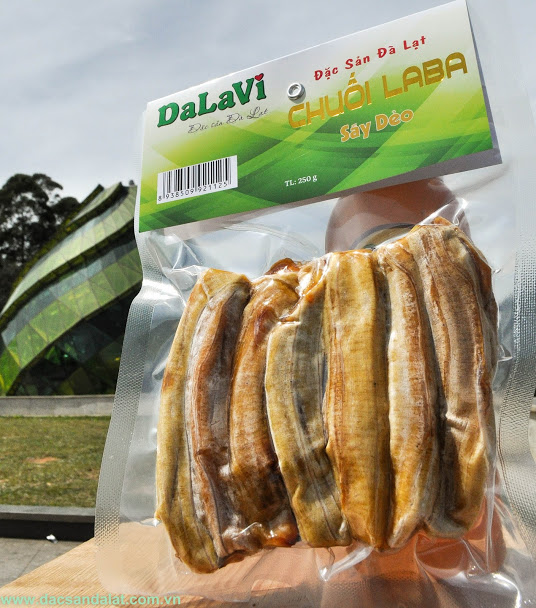 Chuối laba sấy dẻo dalavi 250gr