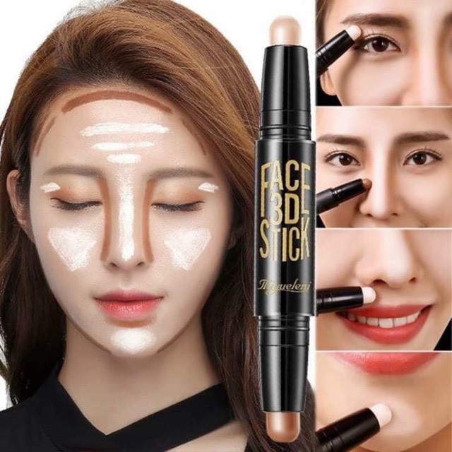 [HCM]Bút Tạo Khối Che Khuyết Điểm 2 Đầu(Có video HD Đánh Khối)