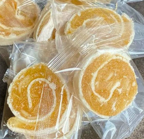 Kẹo mãng cầu dừa non cuộn bánh tráng 250g/ 500g/ 1kg