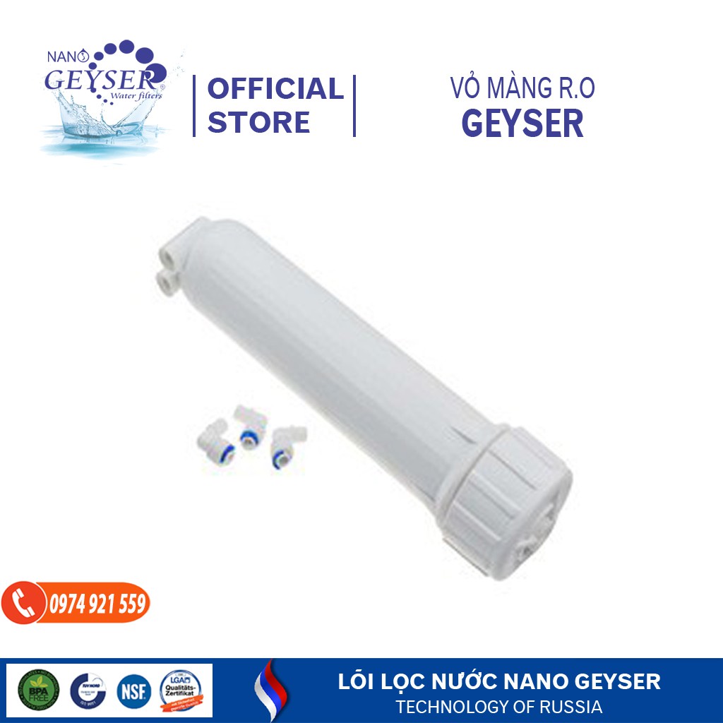 [ Chính hãng-Cao cấp-Lỗi-Đổi mới ] Vỏ chứa màng RO-Vỏ đựng màng RO-máy lọc nước Geyser RO công nghệ của Nga