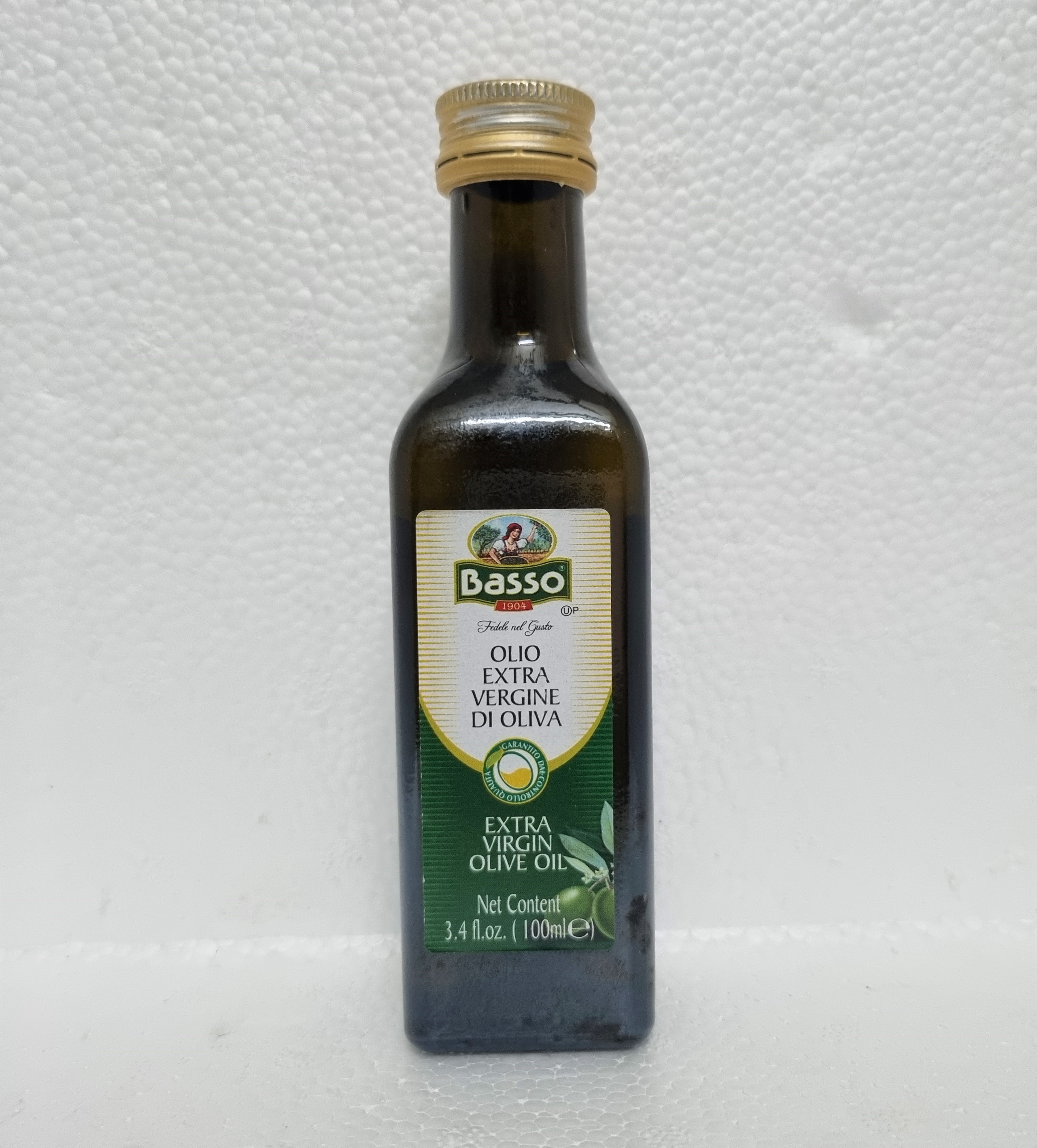Chai mini 100ml DẦU Ô LIU NGUYÊN CHẤT Italia BASSO Extra Virgin Olive Oil