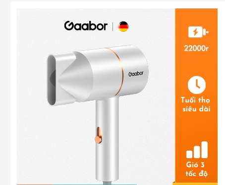 Máy sấy tóc 2 chiều gaabor ghd-n700a cao cấp nhỏ gọn
