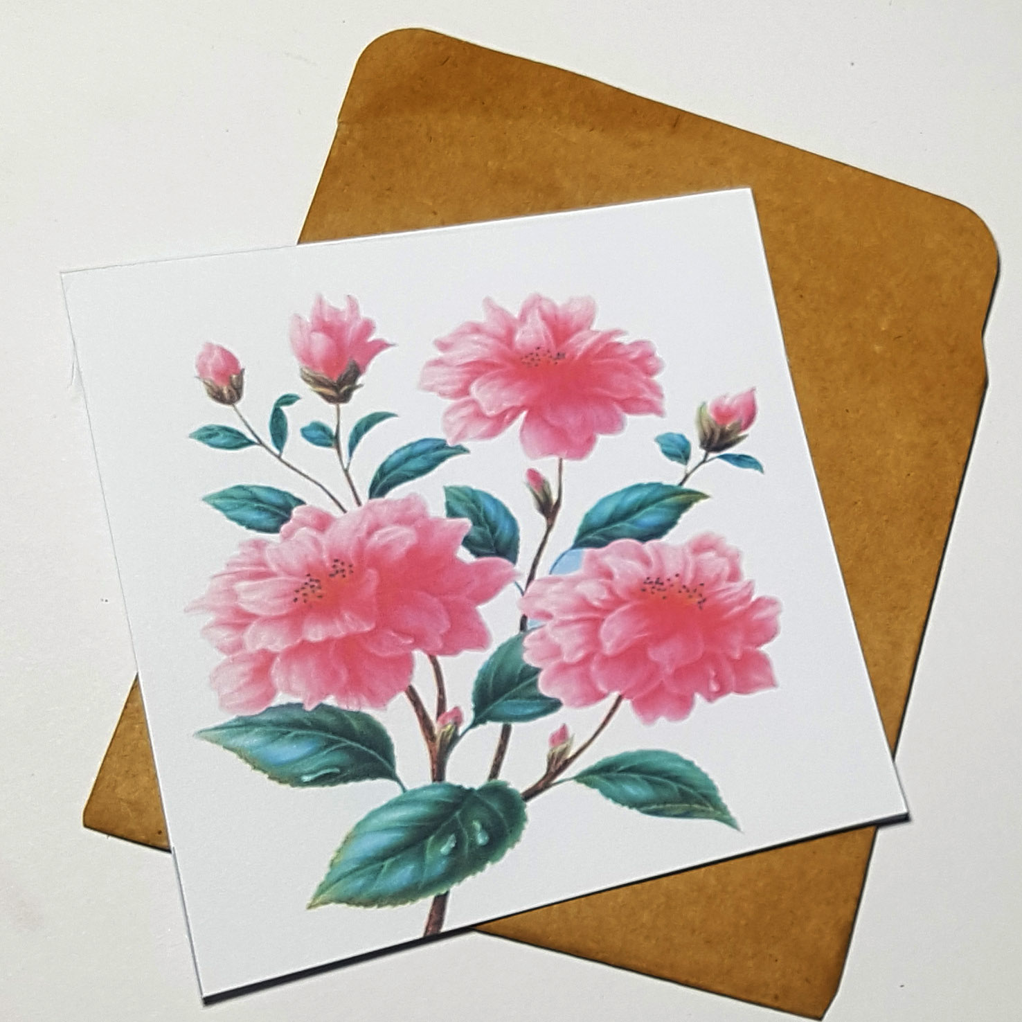 [HCM]Thiệp phong cách Vintage card quà cám ơn chúc mừng sinh nhật và giử tặng người thân yêu.HOA092